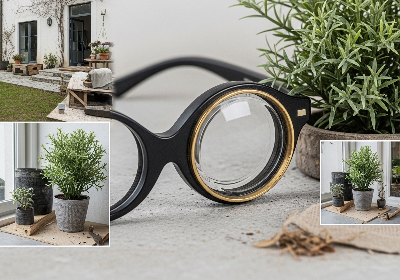 Der Besitzer des Optikergeschäfts macht dies heimlich. content image