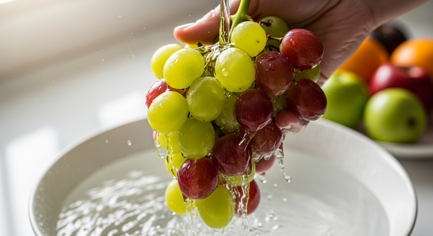 Danach werden Sie Trauben NIE WIEDER auf die ALTE Art waschen! content image