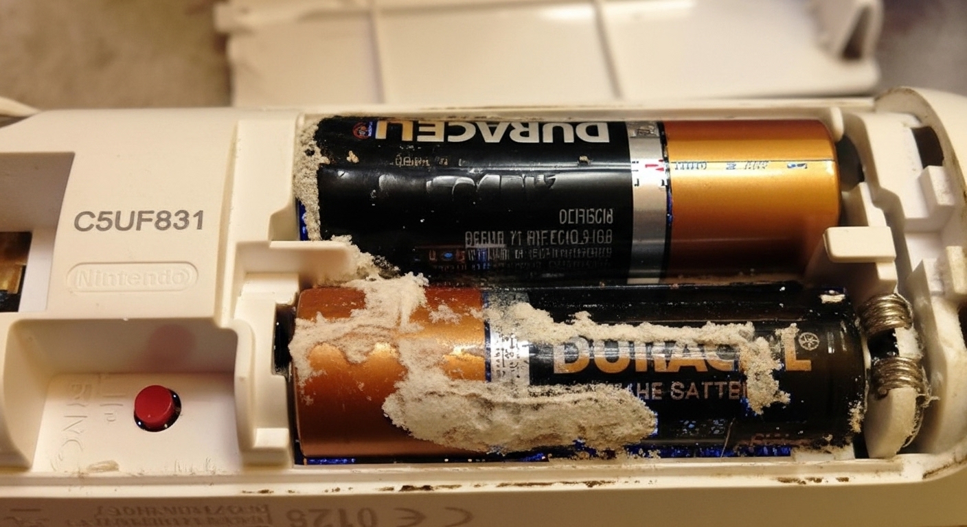 Der Trick zum Reinigen von Batterien, die in der Fernbedienung ausgelaufen sind content image