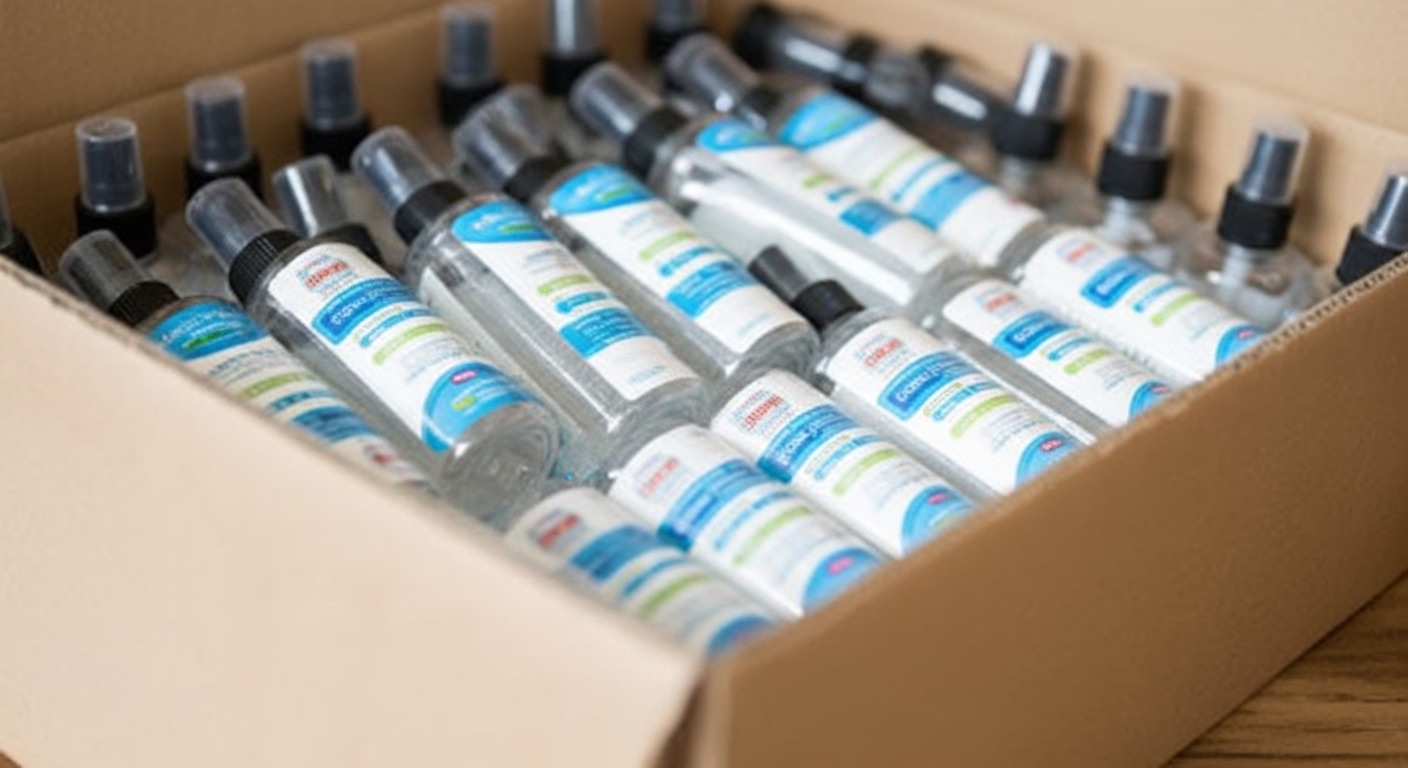 Aus 100 % natürlicher Desinfektion, durch Bleichmittel ersetzt – fertig in 1 Min. content image