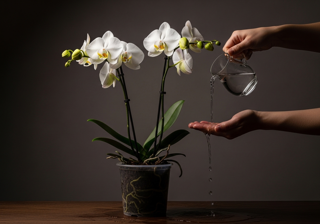 Leblose Orchideen: Mit diesem geheimen Trick bringtst du Blumen wieder zum Blühen content image