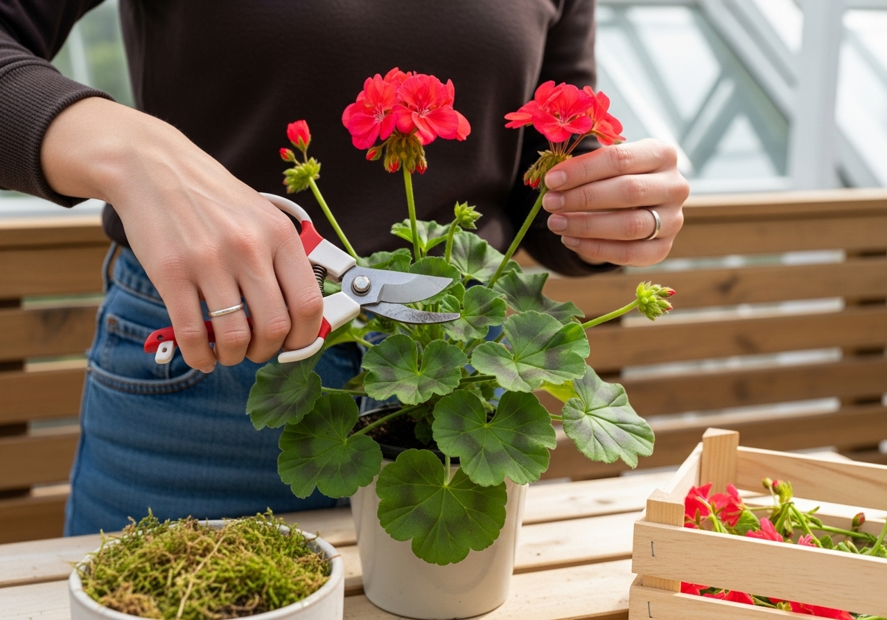 Geranien richtig überwintern content image