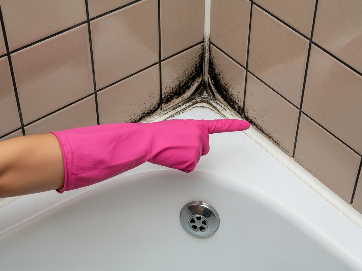 Mit diesem Hausmittel können Sie Schimmel von Silikonfugen einfach entfernen content image