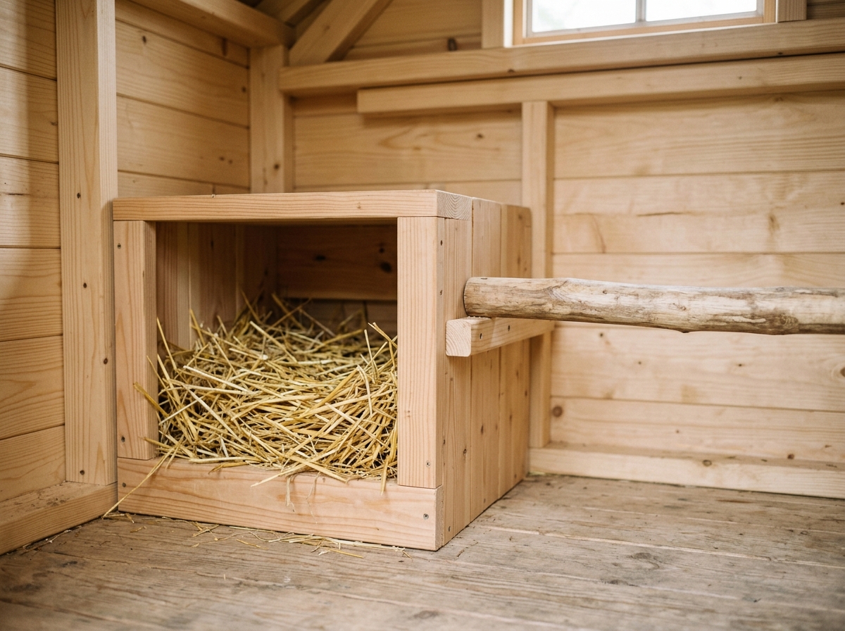 How To Keep Chickens From Pooping In Nesting Boxes content image