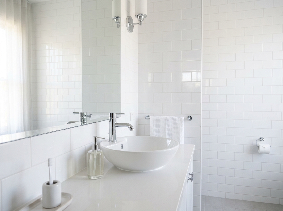 6 Tricks, mit denen das Badezimmer ruckzuck sauber wird. content image