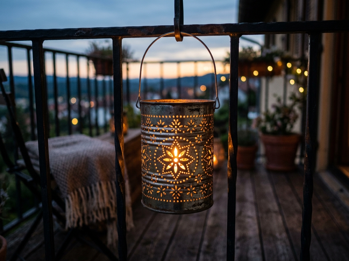 BOHRE LÖCHER IN DIE DOSE UND HÄNGE SIE AM BALKON AUF. DIE NACHBARN WERDEN GLOTZEN! content image