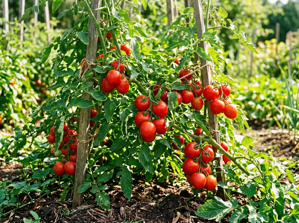 Les plants de tomates pousseront en un clin d’œil si vous les injectez dans le sol content image